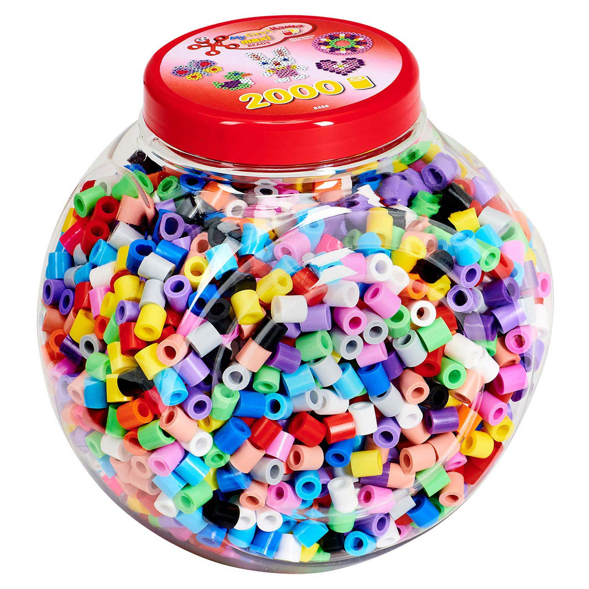 HAMA TOZODNÁ KODNOST SET V POT MAXI - PASTELMIX, 2000ST.