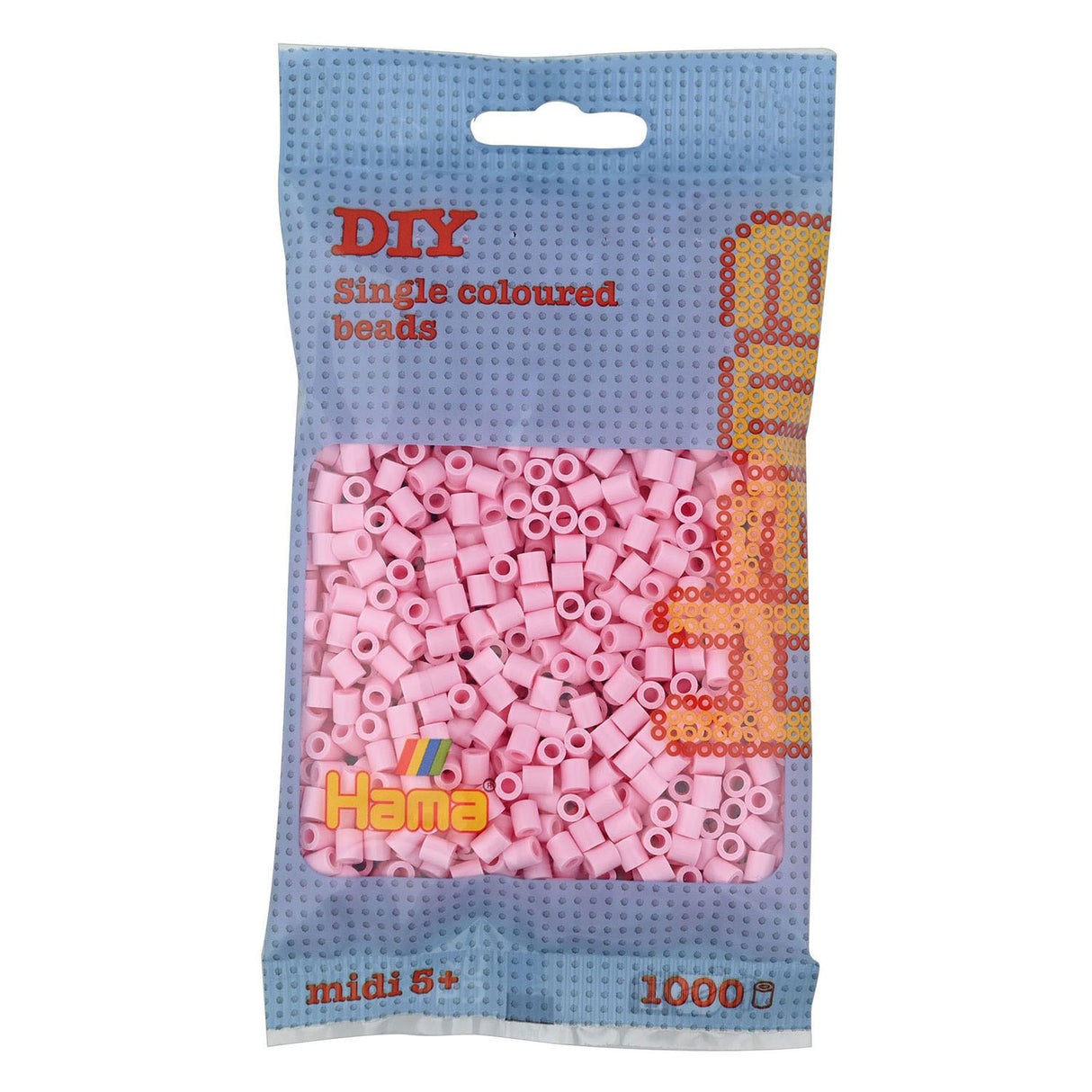 Hama string beads - Pastel Pink (95), 1000st.