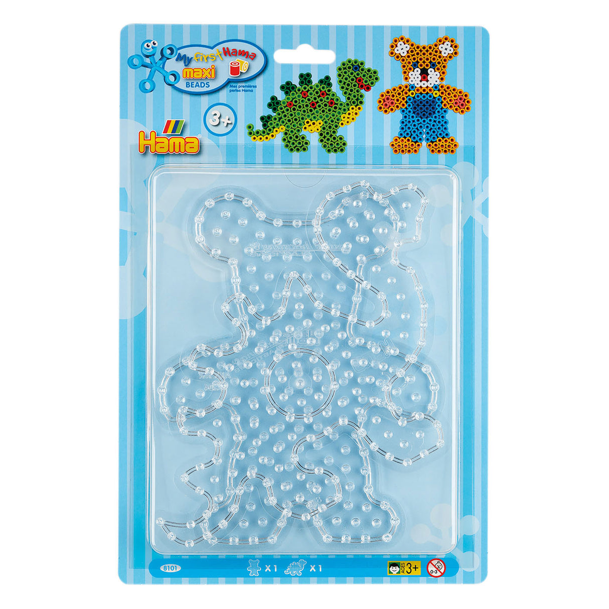 Piatti di tallone Hama Maxi - Dino e Teddybeer