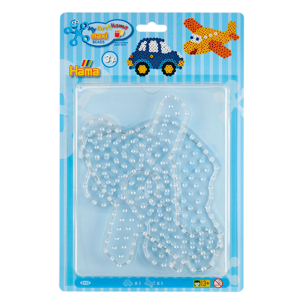 Hama železne kroglice maxi - avto in letalo