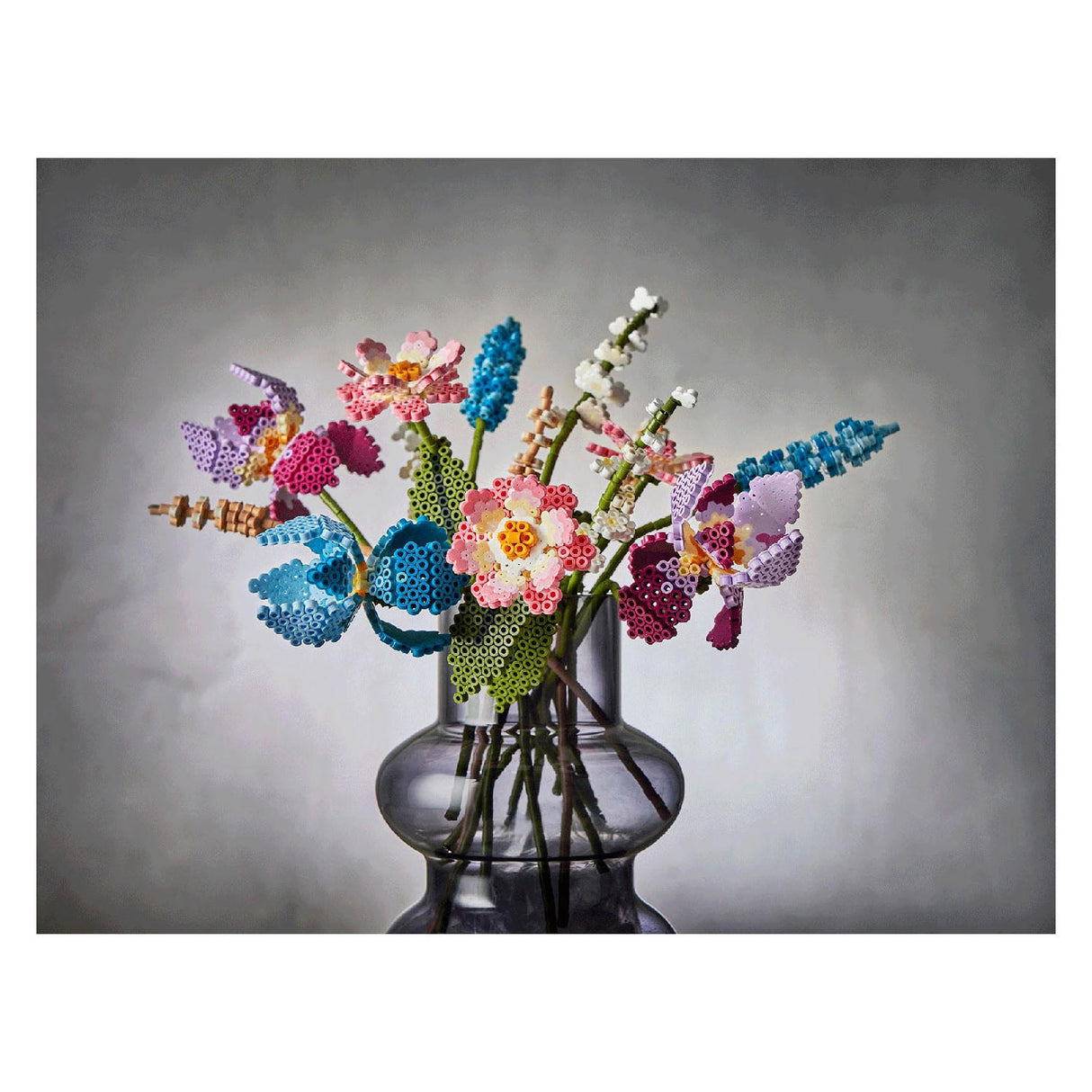 Bouquet bláth ealaíne Hama midi diy (6,000 ríomhaire.)