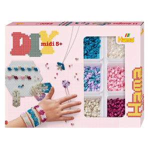 Hama midi iron-on beads set activity box 11 designs (2400 pcs.)