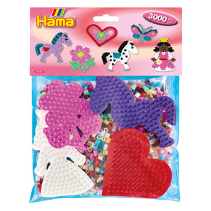 Hama ironing Bead Set Group Pak Pink, 3000st.