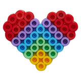 Hama Ironing Bead Set Maxi - cuadrado y corazón, 400º.