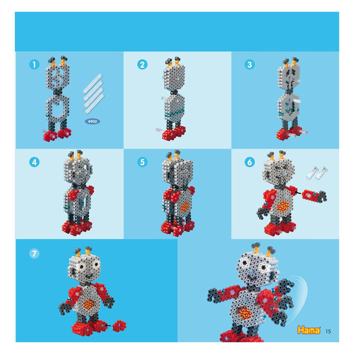 HAMA String Beads Inspiration Broschyrnummer 18