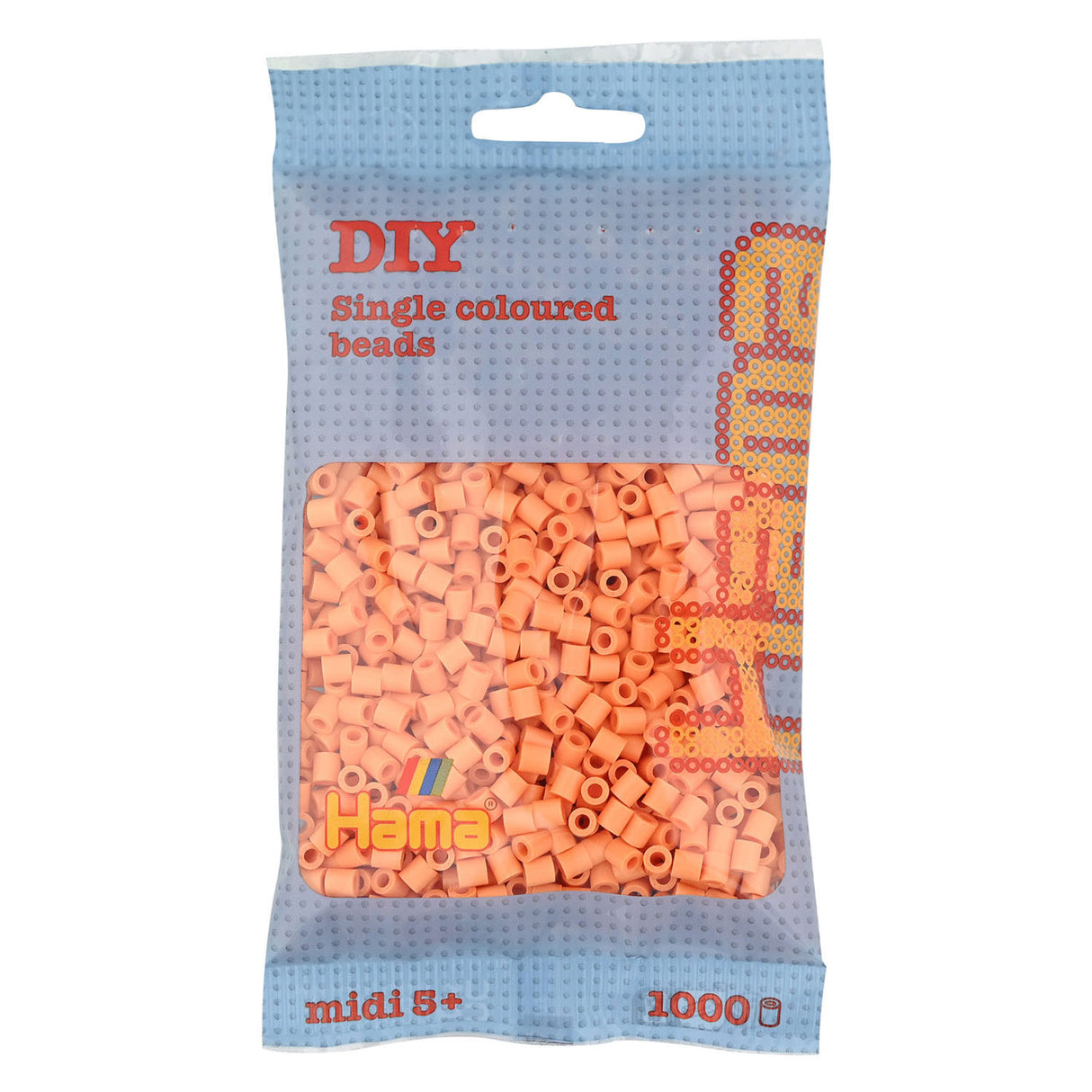 Hama iron beads - light apricot (105), 1000st.