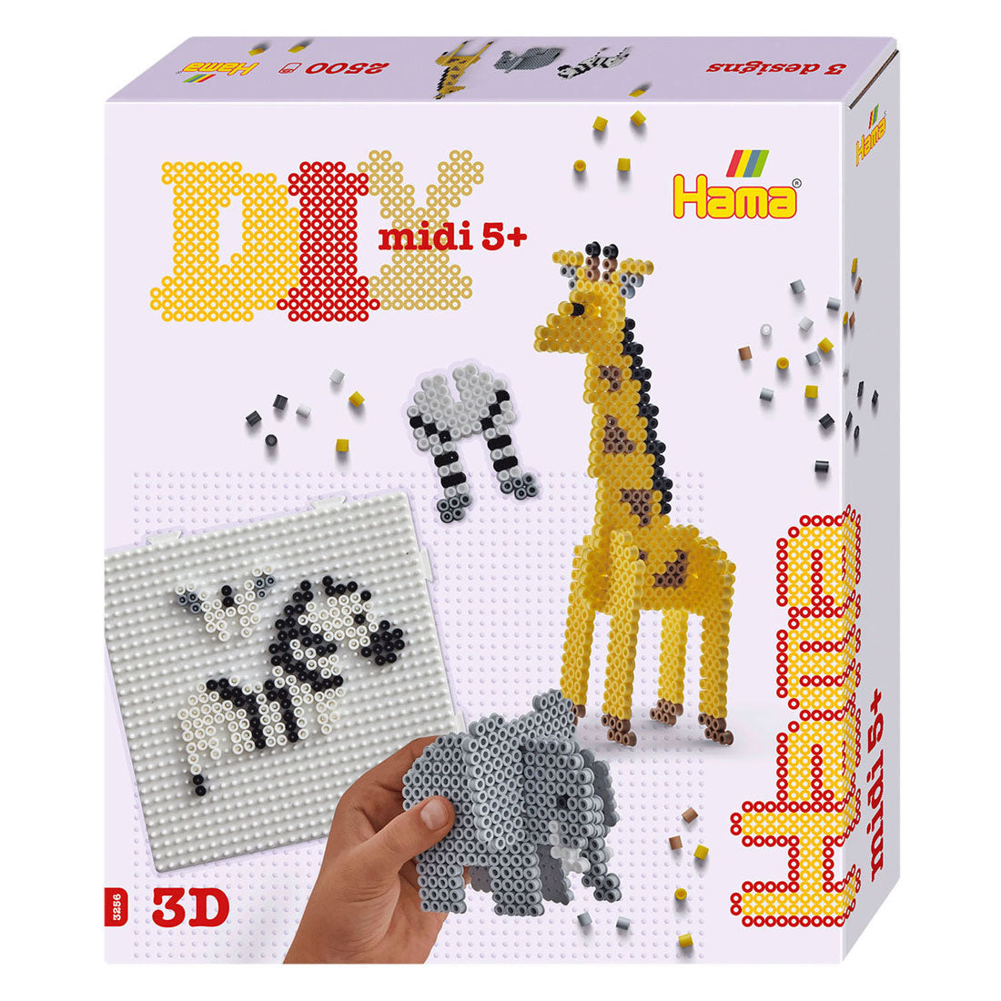 Hama likalne perle 2500 kosov 3D safari
