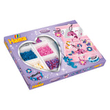 Hama Bügeln Perlen -Set Schmuck machen lila, 2400st.