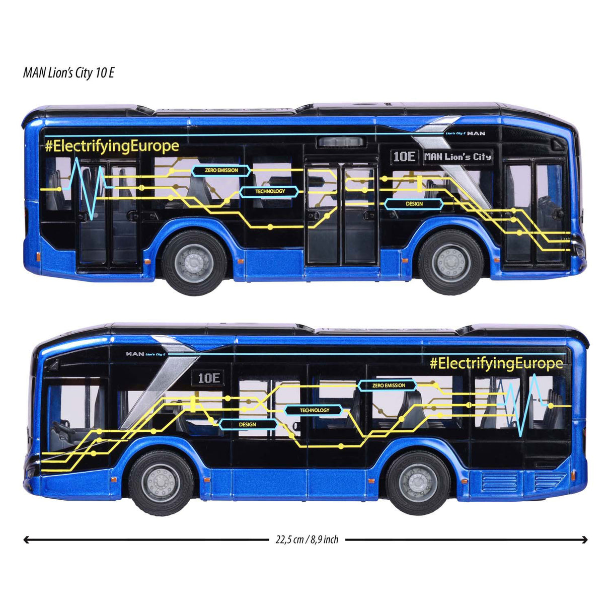 Majorette man lion's city 10 e bus