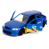 Jada igrače jada sonic 1997 honda civic type-r 1:33