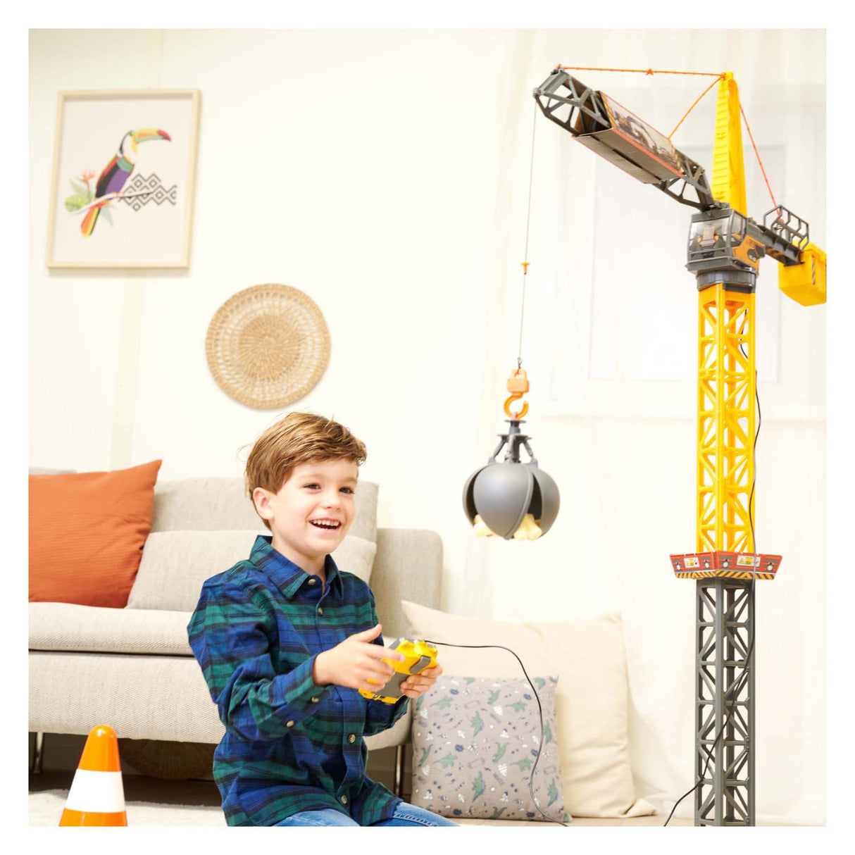 Dickie leker kran batteridrevet 110 cm