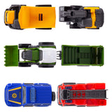 Dickie micro city team voertuigen, 6dlg.