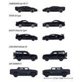 Majorette black edition die-cast voertuigen, 5dlg.