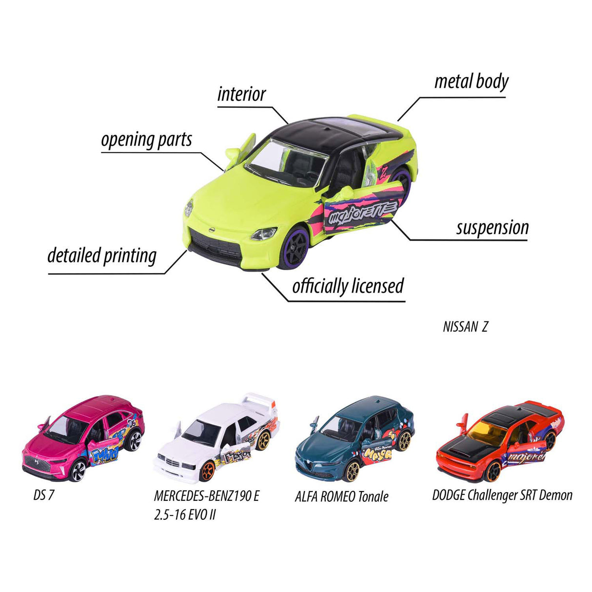 Majorette die-cast voertuigen limited edition 11, 5dlg.