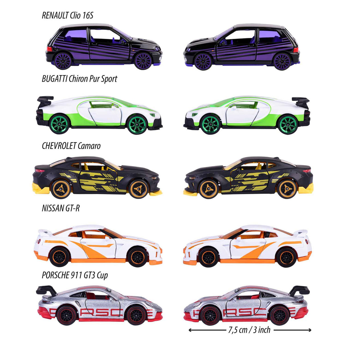 Majorette die-cast voertuigen limited edition 10, 5dlg.