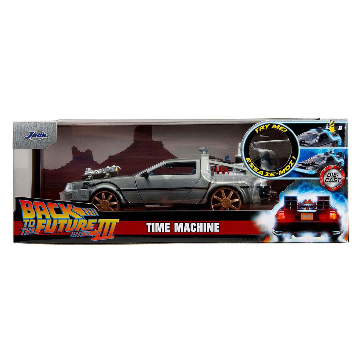 Jada toys jada time machine (back to the future 3) 1:24