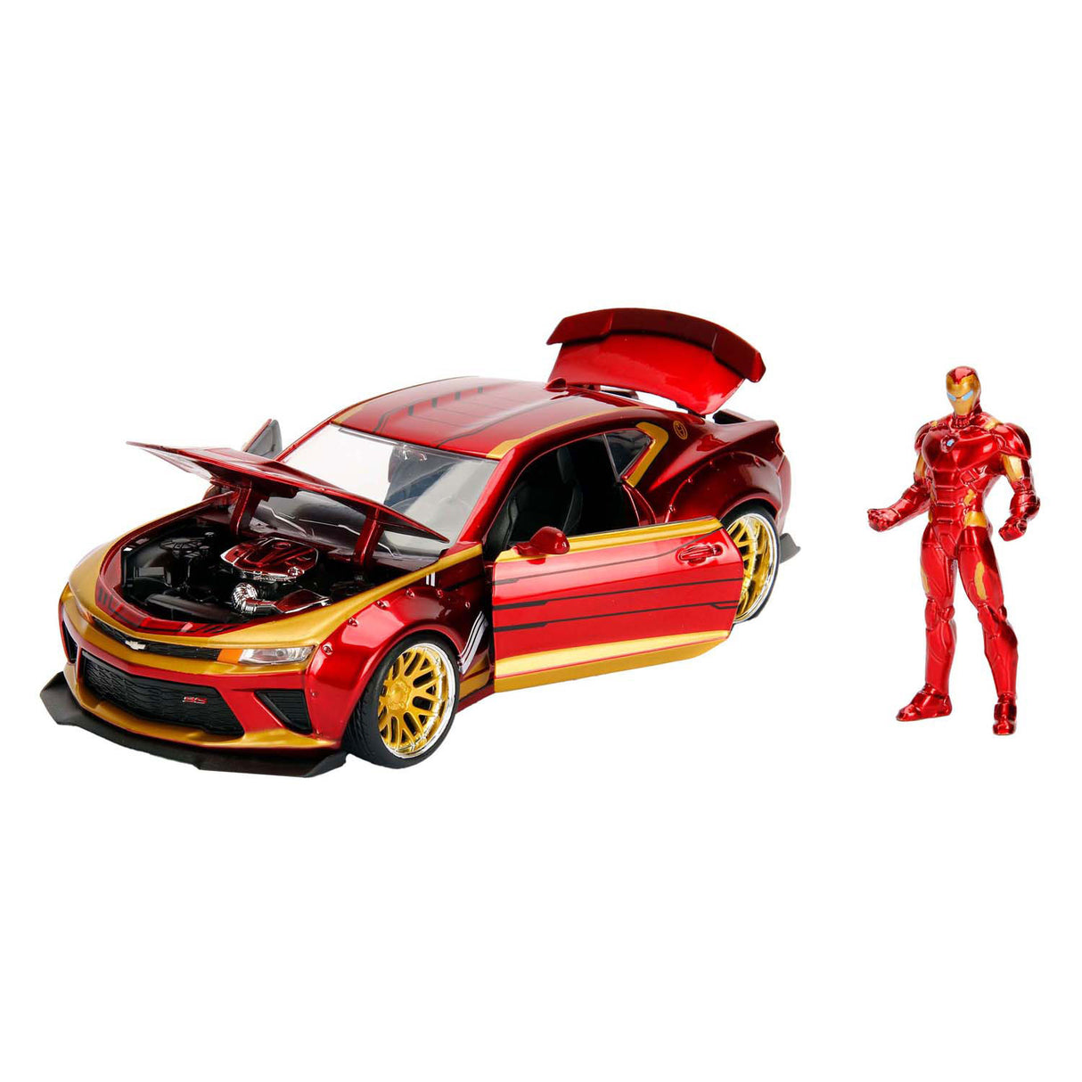 Jada legetøj jada marvel ironman 2016 chevy camaro ss 1:24