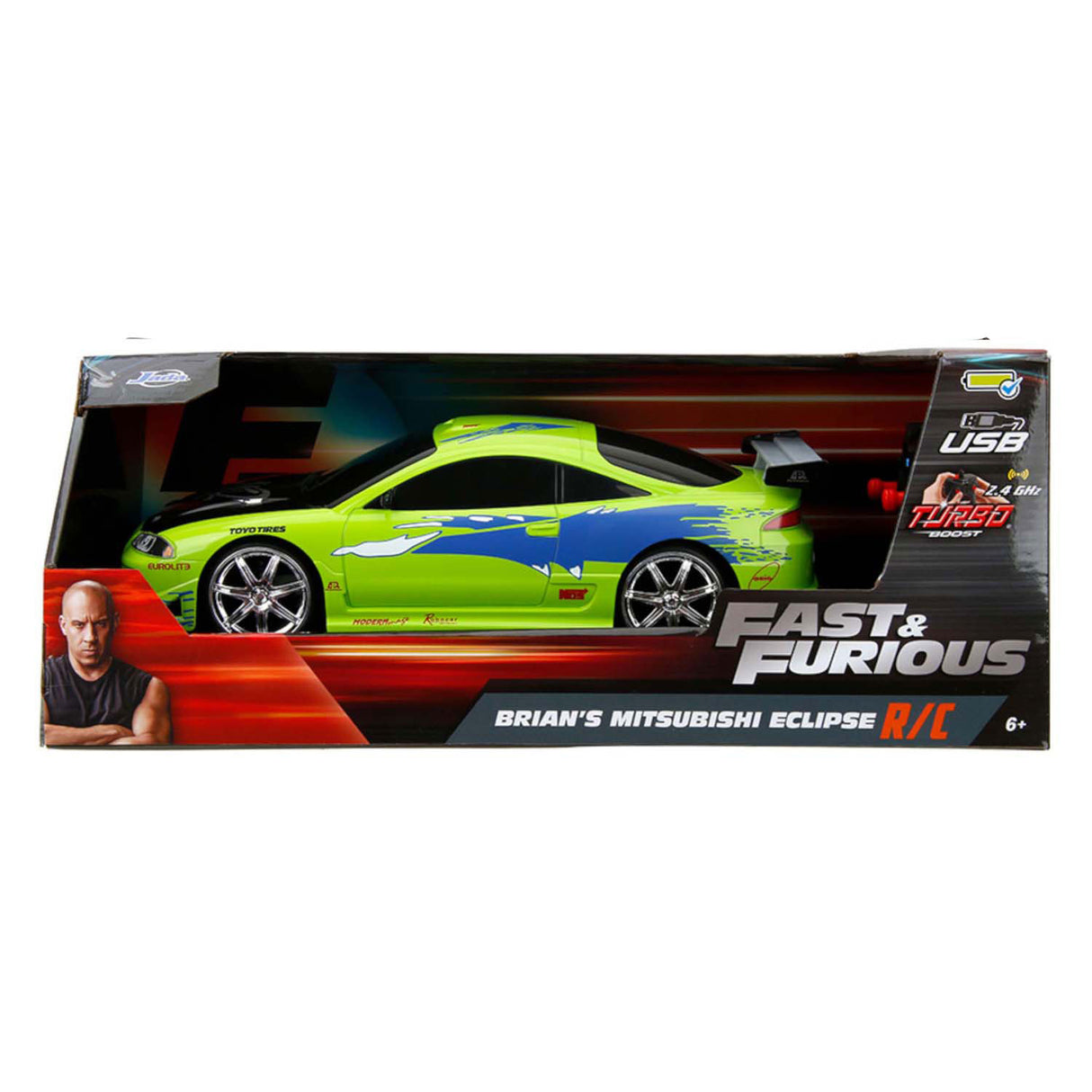 Jada igrače jada fast furious rc 1995 mitsubishi 1:16