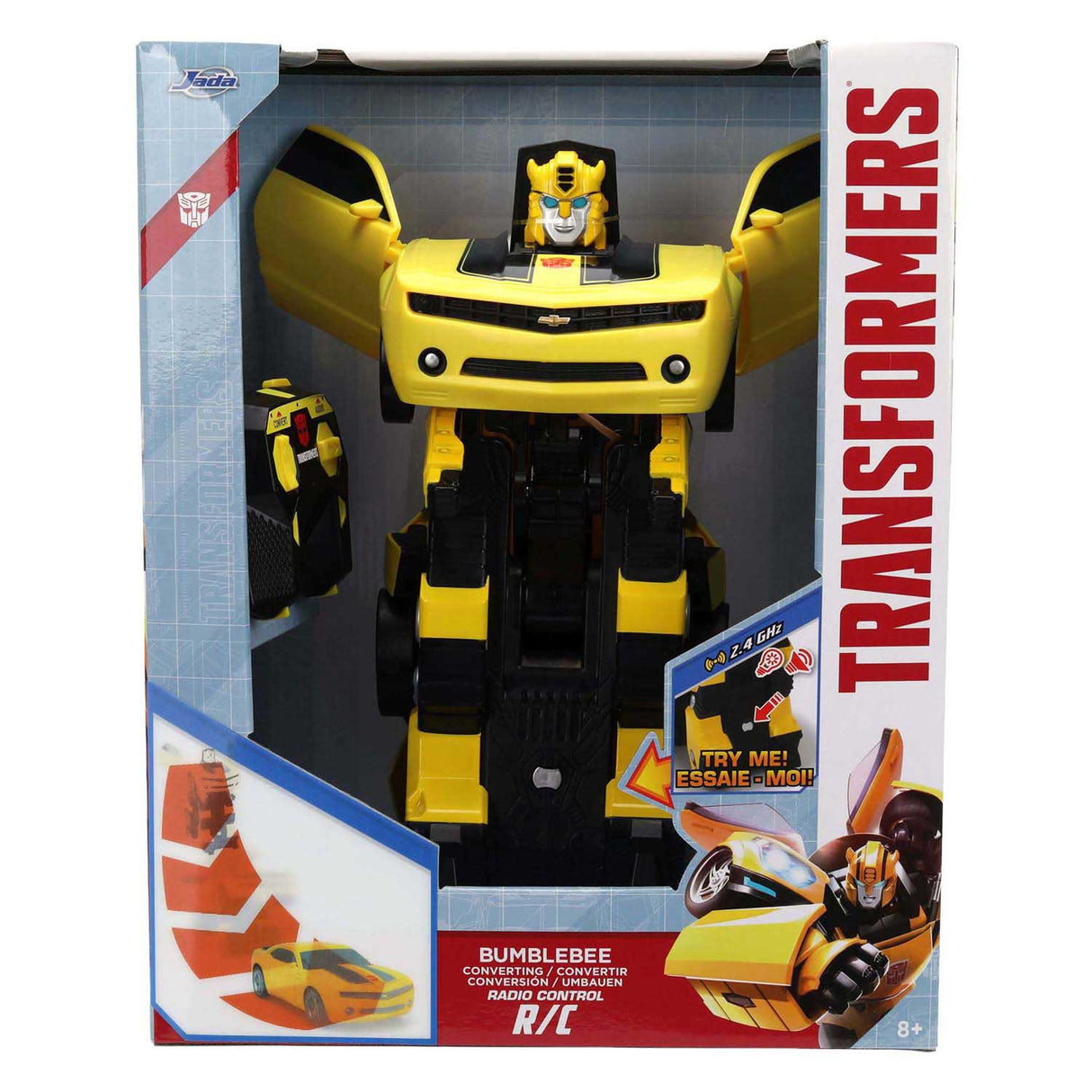 Jada toys jada transformers rc converting bumblebee