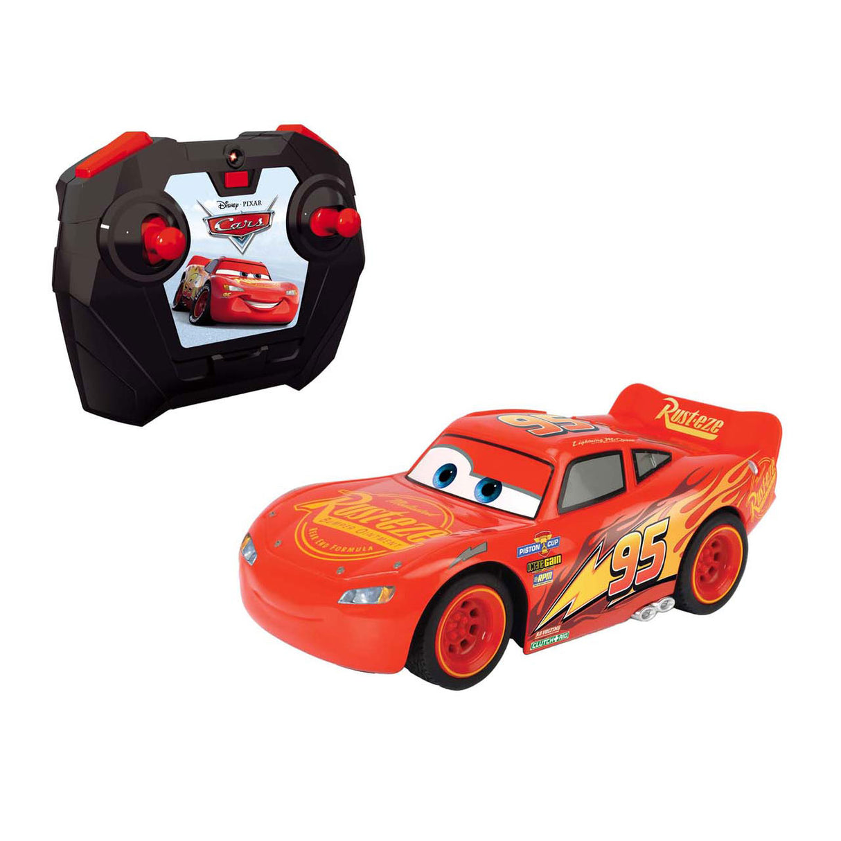 Dickie coches rc 3 rayo mcqueen turbo corredor