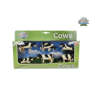 Kids Globe Globe Cows 1:32, 6 kpl.