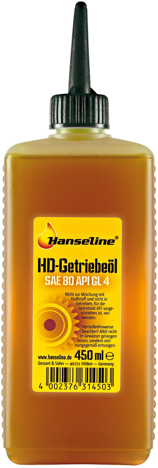 Hanseline hd transmissie-olie sae 80 hd-gear oil sae 80 450 ml