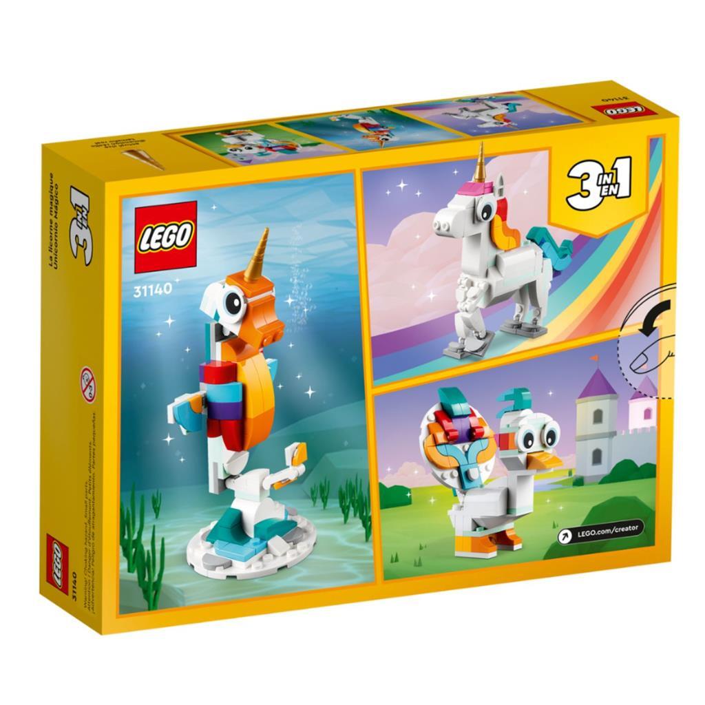 Lego creator 31140 3in1 magical unicorn