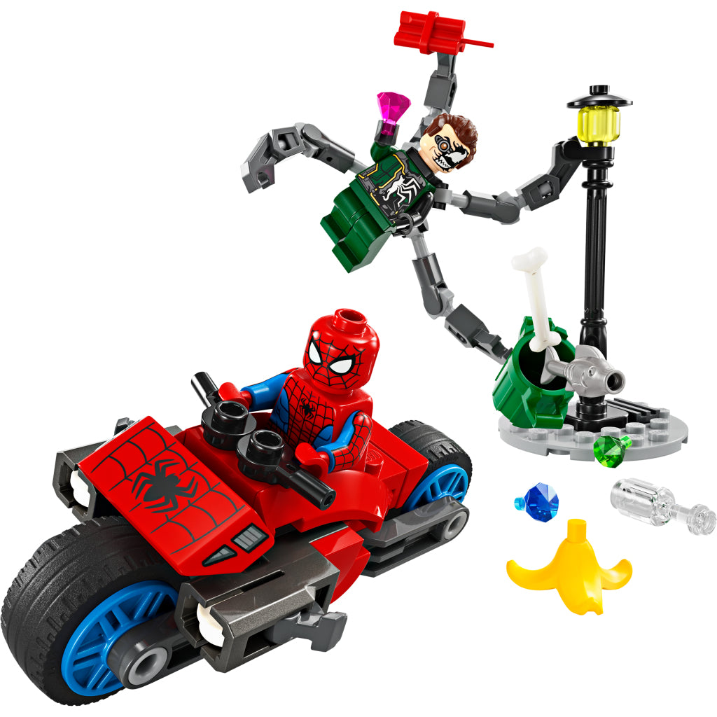 Lego Lego Super Heroes 76275 Pronásledování motocyklů: Spider-Man Vs. Doc Ock