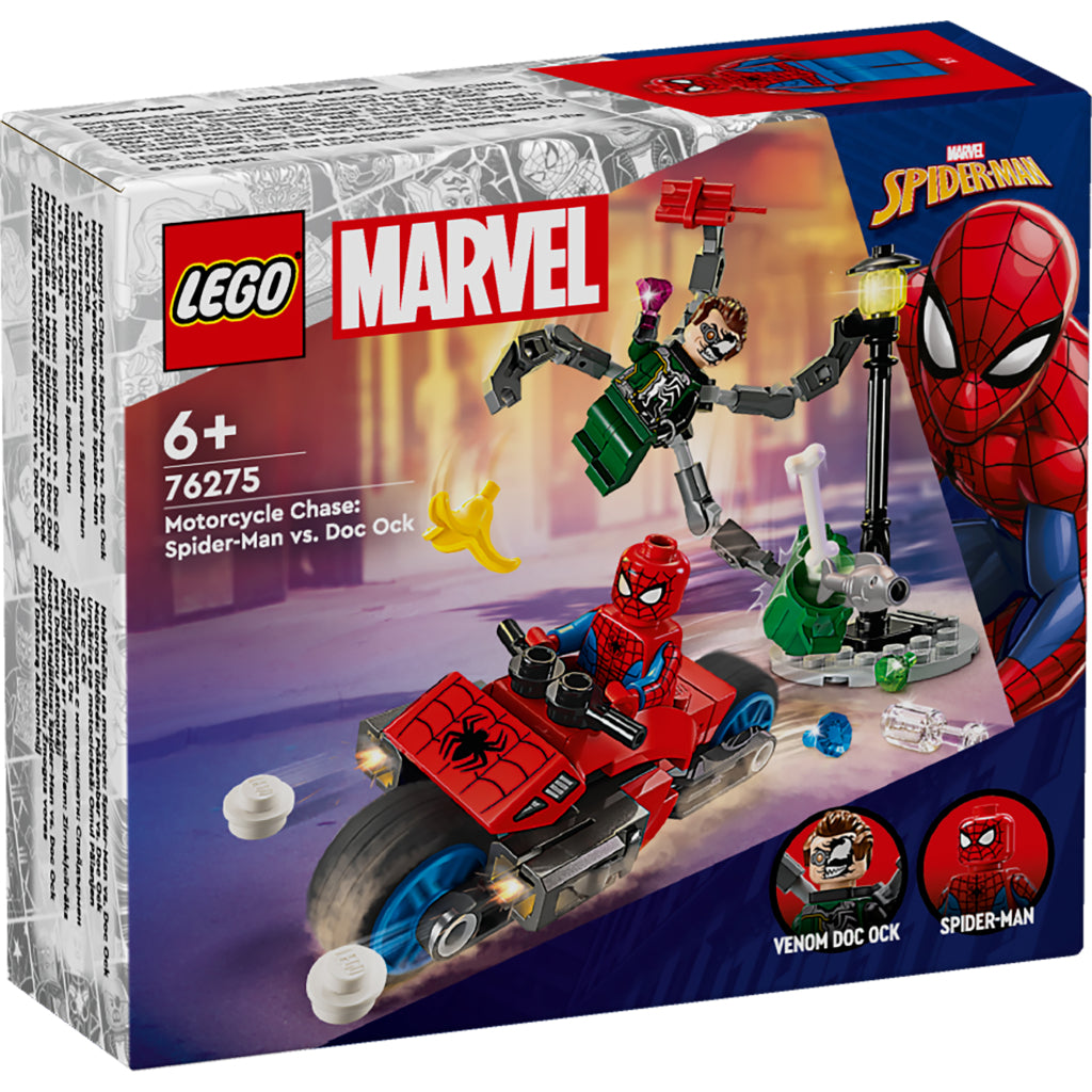 Lego Lego Super Heroes 76275 Pronásledování motocyklů: Spider-Man Vs. Doc Ock