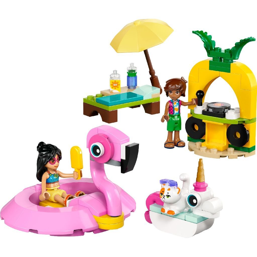 Lego classic 42658 pool party s plameňákem a jednorožcem
