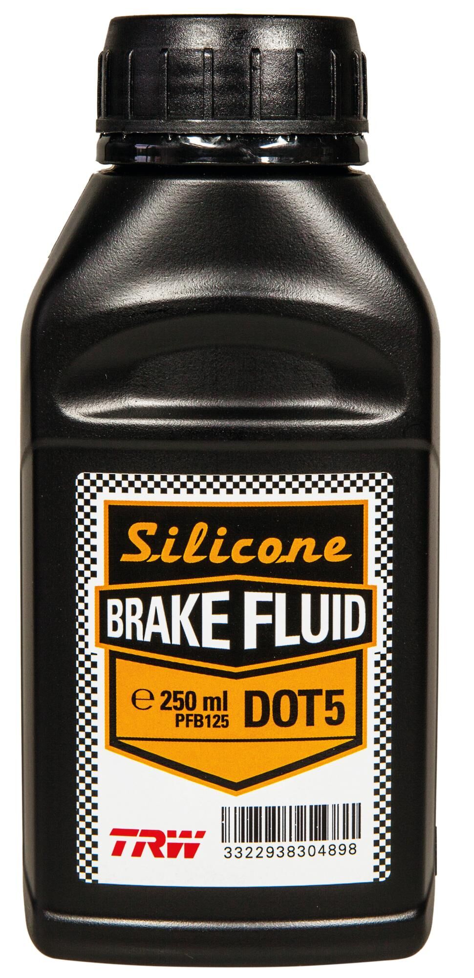 Trw brake fluid dot 5 silicone brake fluid. dot5 250 ml silicone base