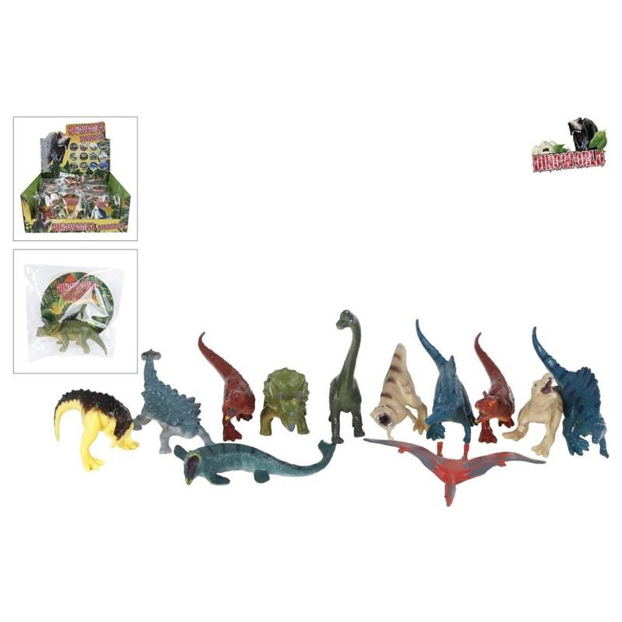Dinoworld dinosaurus figuurtje 8cm
