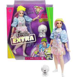 Mattel Extra Doll #2 Shimmery med Pet Puppy