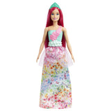 Barbie dreamtopia prinsessa rosa hår | 3 stycken