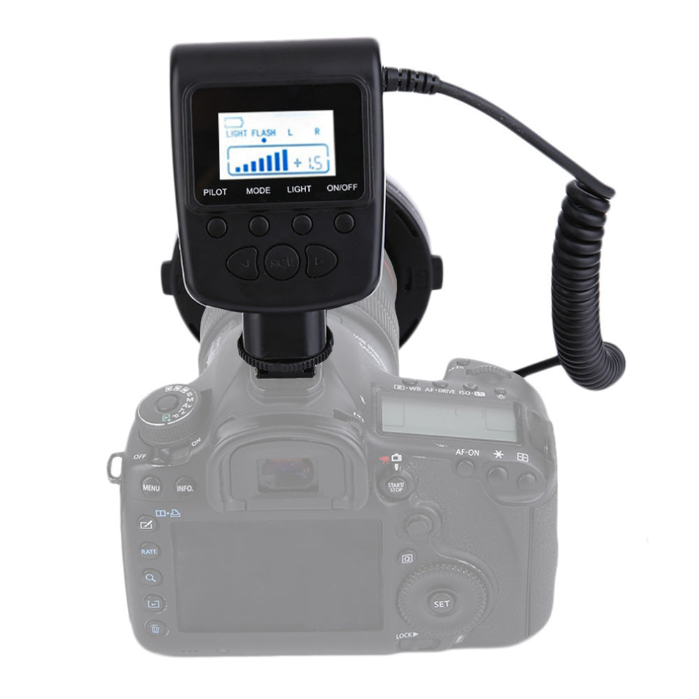 Studioking makro LED kruhová lampa s Flash RL-130