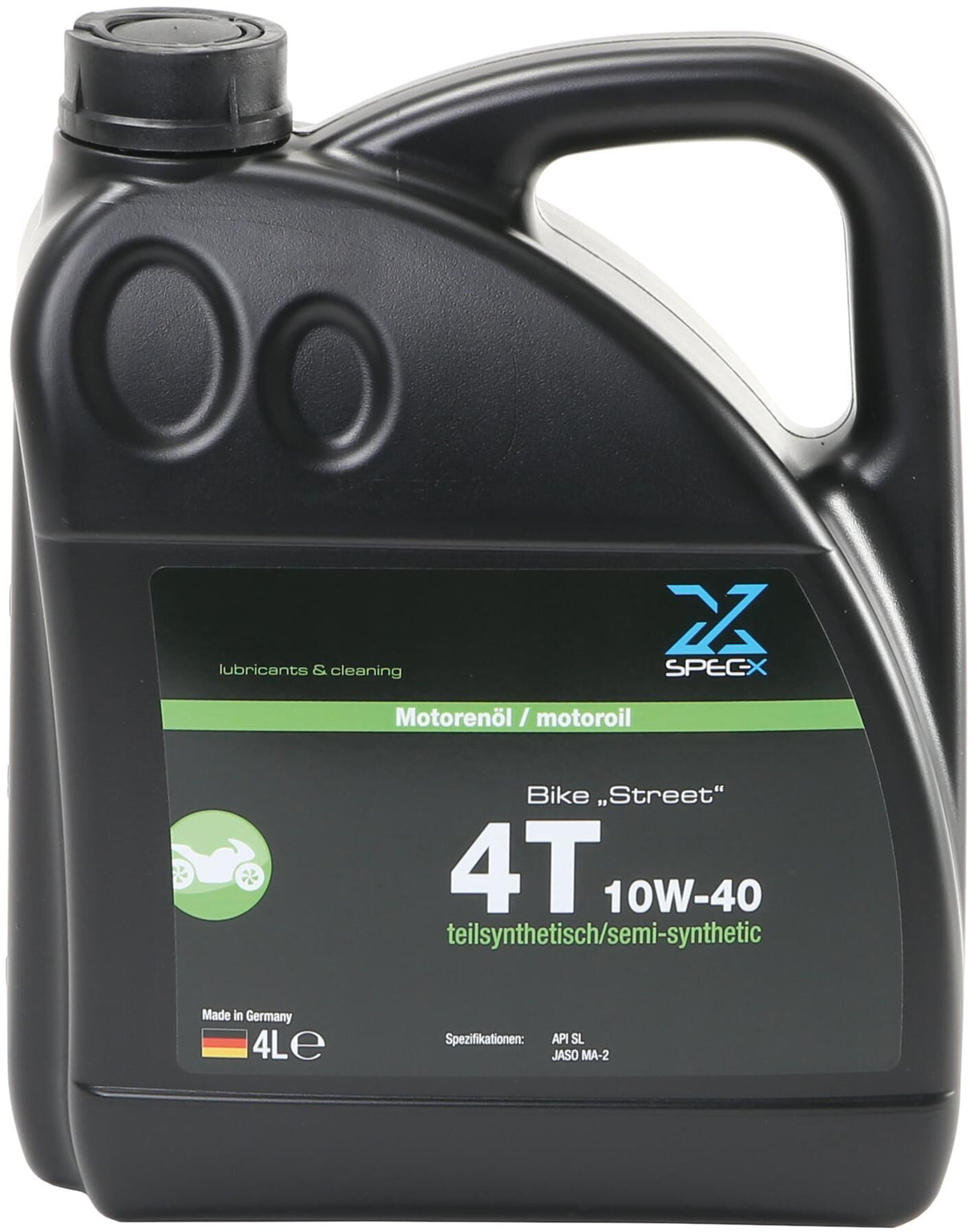 Spec-x motor oil bike 4t street motor oil 4t 10w-40 stre 4l bike
