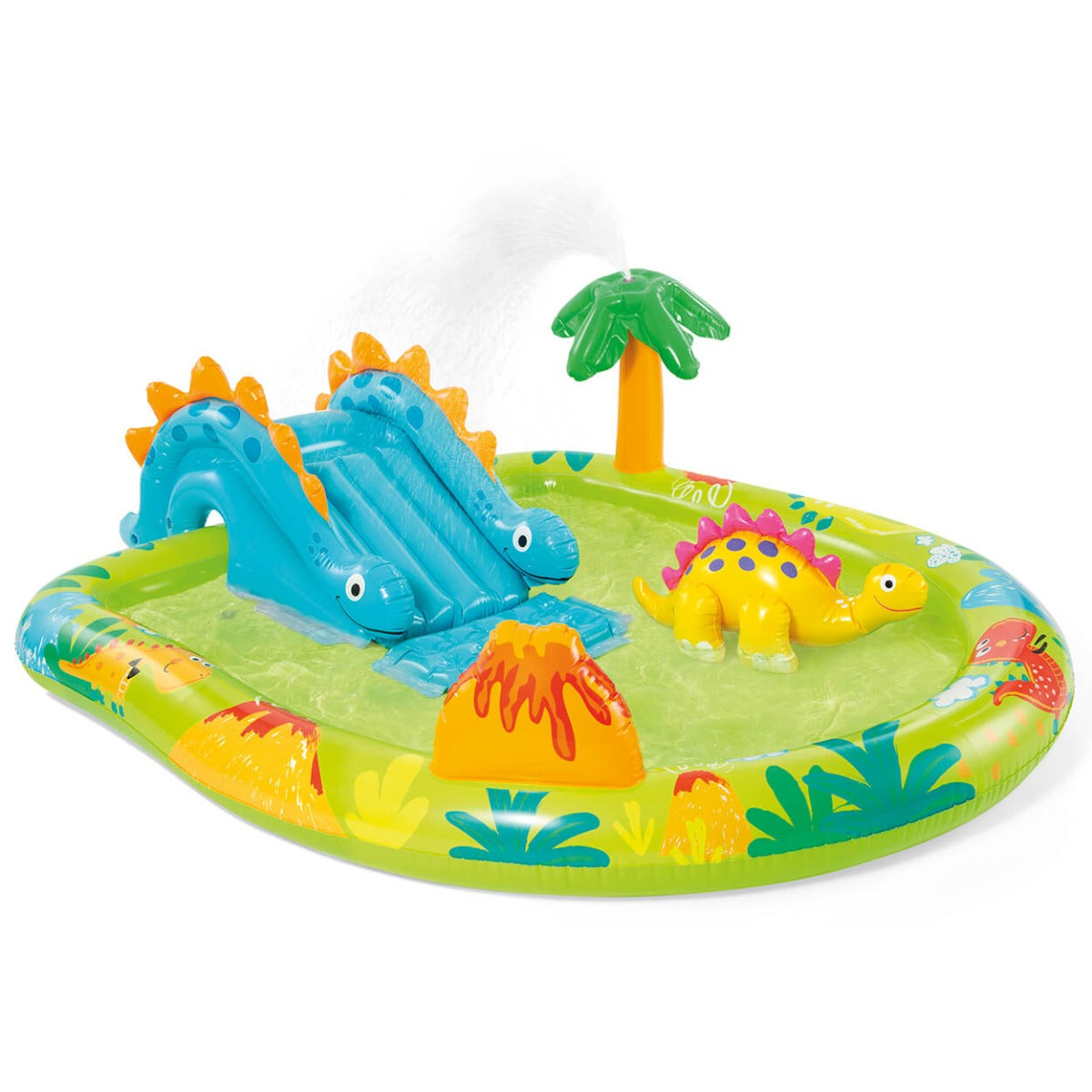 Intex simning pool lekcentrum liten dino