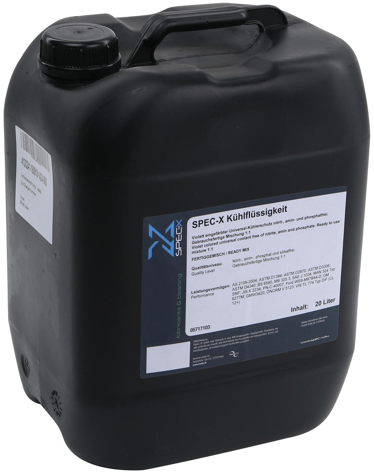 Spec-x radiatorbeschermingsmiddel p12 evo green . frost protection 20 l p12