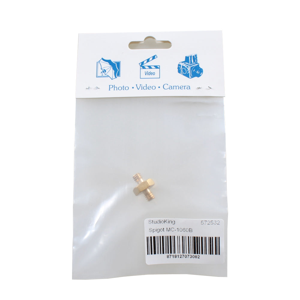 Studioking Spigot Course Nipple MC-1060B 1 4 mâle 1 4 mâle