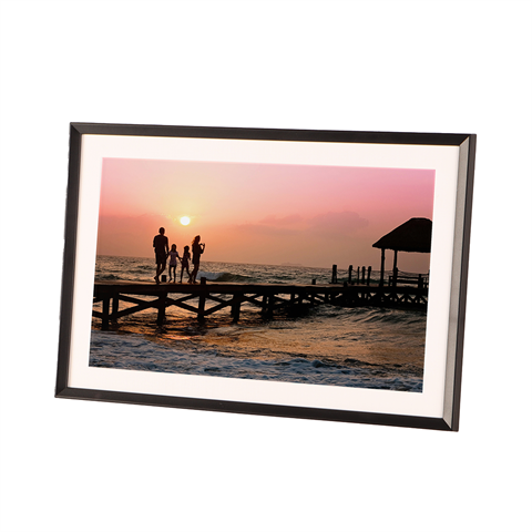 Benel Frameo digital photo frame HF-109t black 10.1 inch with frameglow