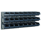Raaco Warehouse boxes 2 wall panels with 24 trays 181228