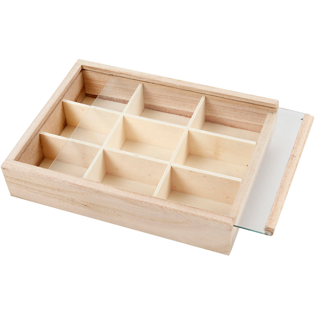 Creativ company vakkendoos muntendoos, d: 3,5 cm, afm 17x13 cm, 1 stuk