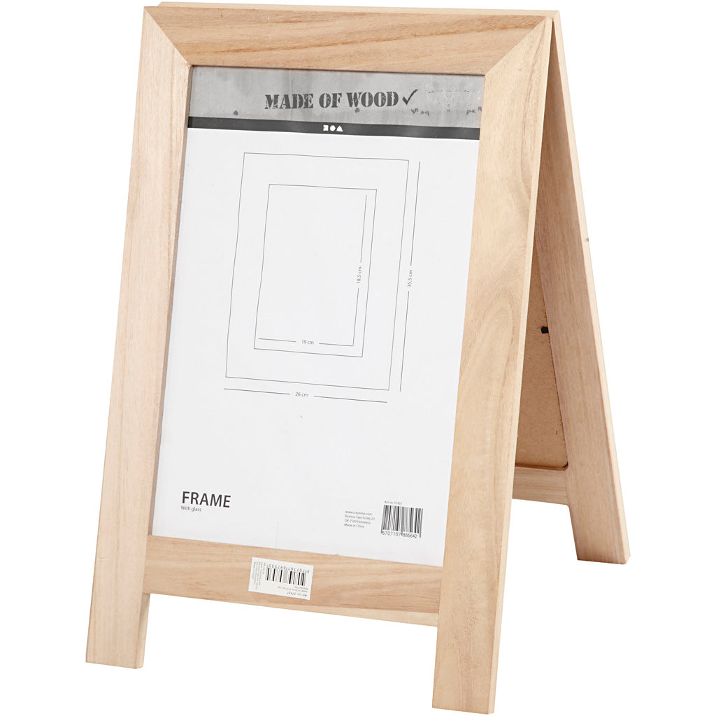 Creativ company sandwich bord, h: 40 cm, b: 26 cm, 1 stuk