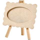 Creativ Company wooden photo frame on donkey, 13.2x11.5cm