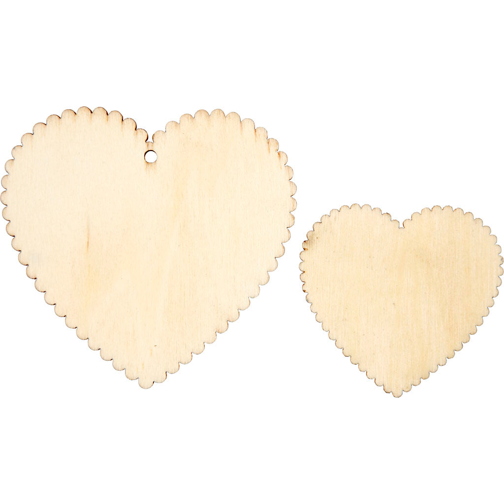 Creativ company harten, afm 5,1x5,1 cm, 12 stuk 1 doos
