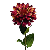 Mansion atmosphere kunstbloem zinnia paars 58cm