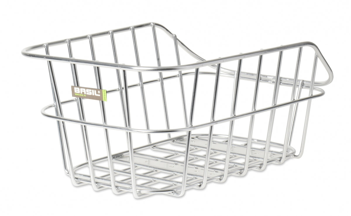 Bazsalikom cento alu - kerékpárkosár - hátul - alumínium