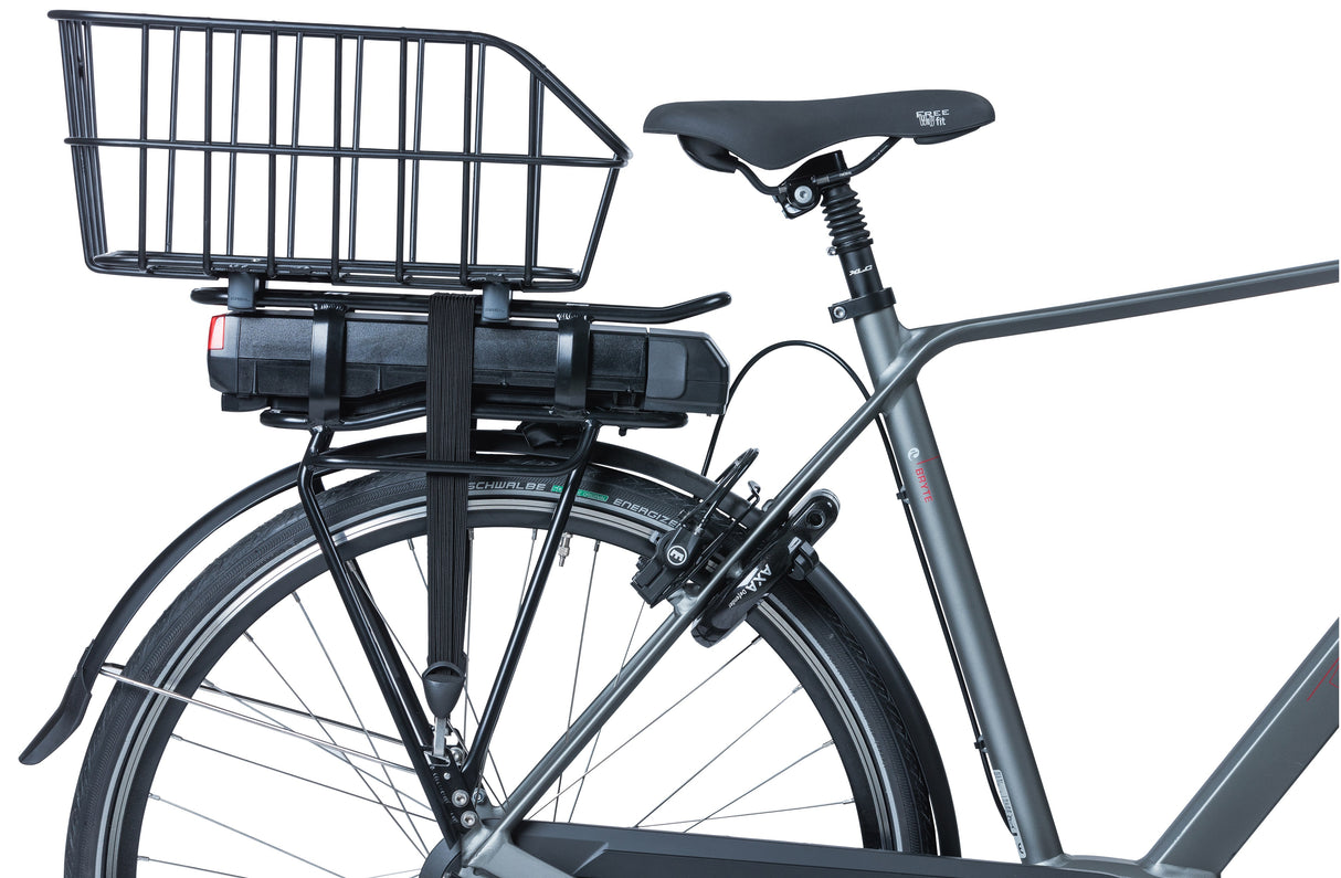 Basil Cento Alu WSL - Panier arrière - 22 litres - Matt Black
