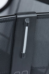 Basil Cento Tech Fibre WSL - Kosz rowerowy - z tyłu - Solid Black