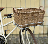 Basil Portland Classic - bicycle basket - front - brown